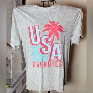 (A4) Chubbies “The Chub-Spangled Banner” USA Graphic T-Shirt Men’s Large NWT